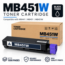 Printing Solutions Toner Cartridge MB451W MB441 MB451 1500 Page Yield Black New picture
