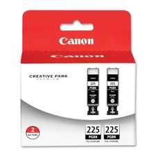 Canon Pgi-225 Ink Cartridge - Black Inkjet - 2 / Pack (4530b007) (pgi225bk2pk) picture