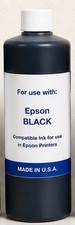 BLACK PREMIUM COMPATIBLE EPSON BULK INK REFILL FOR ECO TANK PRINTERS  (1,000ML) picture
