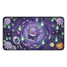 Gengar Watercolor Haunt  Mouse Pad Pokémon Gaming Desk Mat Gift Halloween PH468S picture