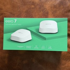 eero 7 Dual-Band Mesh Wi-Fi 7 System (2-pack): NEWEST MODEL - WiFi 7 Mesh System picture