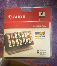 Canon Genuine BCI-6 Multi-Pack Inkjet Ink Cartridges 8 Tanks ChromaPLUS picture