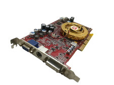 SAPPHIRE ATI RADEON 9500 128MB SDRAM AGP GRAPHICS CARD VGA DVI S-VIDEO #GK13812 picture