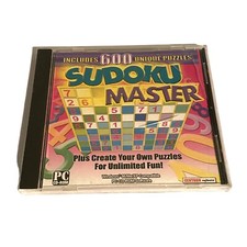 Sudoku Master PC CD ROM 600 Unique Puzzles New Sealed  picture