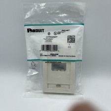 Panduit CFPE2IWY 2-Port Mini-Com Faceplate, Executive Series, Off-White picture