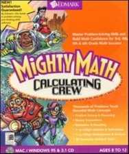 Mighty Math Calculating Crew PC MAC CD learn adding triangles money angles game picture