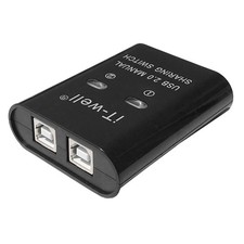  USB Printer Sharing Device, 2 in 1 Out Printer Sharing Device, 2-Port3140 picture