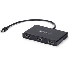 StarTech 3-Port Multi Monitor Adapter, Mini DisplayPort to HDMI MST Hub, 3x picture