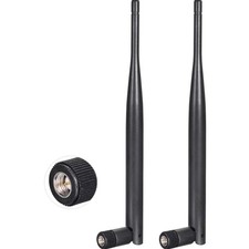 4G LTE Cellular Antenna 6dBi SMA Male 2 Pack for Mobile Router Trail Security... picture