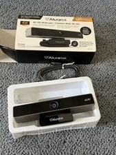 Aluratek 4K Ultra HD Live Broadcast Webcam Black and Brushed Silver (AWC4KF) picture