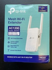 TP-Link RE315 Mesh Wi-Fi Range Extender AC1200 Dual-Band Wireless New Open Box picture