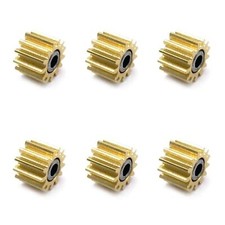 6pcs T830 Cutter Copper Gear CQ890-67091 Fits For HP DesignJet T120 T100 T730 picture