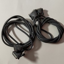 2x Belkin  DB25 Male to DB25 Male 10' Serial Parallel Switchbox Cables F2A047-10 picture