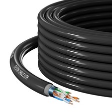 Syston Direct Burial Shielded Cat 6A+ Ethernet Cable 23 AWG F/UTP OSP Waterproof picture