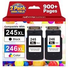 MC SUPRINT 245XL Ink Cartridge Replacement for Canon 245XL 246XL Combo Pack PG picture