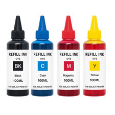 100ML Universal Refill Ink Bottles for Inkjet Printers Dye Ink for Bulk Ink Kit picture