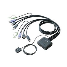 Elecom 2 Port PC Switch KVM for HDMI with Cables.NEW picture