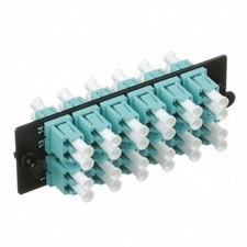 Panduit FAP12WAQDLCZ Fiber Panel w/12 LC OM3/OM4 Duplex Adapters GENUINE 1qty picture