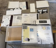 GeoWorks Ensemble PC DOS Software 1990 Big Box Vintage 3.5 Floppy Discs picture