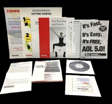 Compaq Windows 2000 Manual Lot Recovery CD Manuals Cert of Authenticity VTG picture