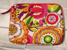 Vera Bradley Clementine Floral Neoprene Tablet Accessory Sleeve Floral Colorful  picture