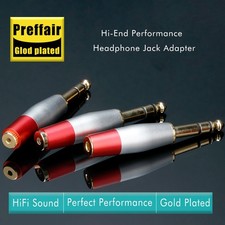 2.5mm/3.5mm/4.4mm Balanced Female to 1/4 6.35mm Gold Plated TRS Male Adapter picture
