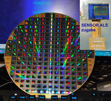 7.8-inch, 20 cm silicone wafer, image sensor 2006 with original sensor as addition picture