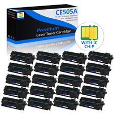 20PK CE505A 05A Toner Replacement Compatible For HP LaserJet P2035n P2055d picture