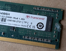Transcend TS512MSK64W6H 4GB DDR3L 1600MHz PC3L-12800 204-Pin SO-DIMM Laptop RAM picture