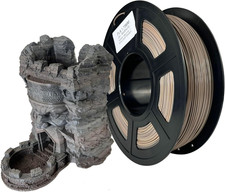 3D Printer PLA Filament 1.75mm,Rock Stone Color,Brown Yellow Black,Multi Color F picture