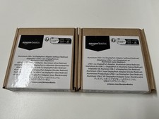 2 Pack Amazon Basics Aluminum USB-C to DisplayPort Adapter 4K @60Hz picture
