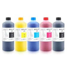 1000ML 5 Colors Pigment Ink for Epson T3000 T5000 T7000 T3200 T7200 Printer picture
