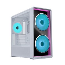 Lian Li LANCOOL 217 INF White Infinity Mirror Computer Case Mid-Tower ATX White picture