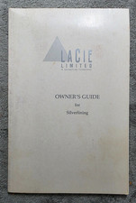 1992 LaCie Silverlining Owners Guide for Vintage Apple Macintosh Software Manual picture