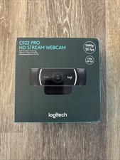 Logitech C922 Pro HD Stream Webcam 960-001087 1080p 30fps New In Box picture