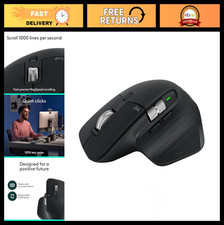 Wireless Performance Mouse - Bluetooth, Ultra-Fast Scrolling, 8K DPI, Ergo Desig picture