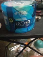TDK 1-16x SPEED 120 MINUTES DVD+R 50 PACK SPINDLE 4.7GB BRAND NEW FACTORY SEALED picture