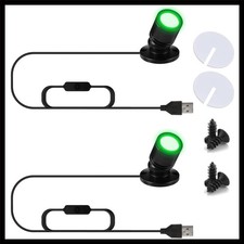 Compact USB LED Spotlights 2-Pack – Perfect Lighting for Displays & Cabinets picture
