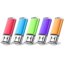 USB 2.0 5pcs Metal Rectangle Style Flash Drives 2GB, 4GB, 8GB, 16GB, 32GB, 64GB picture