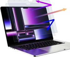 2 Pack Anti Blue Light Screen Protector for MacBook Pro 16 Inch (2021-2026) picture