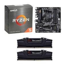 🔥AMD Ryzen 5 5500-Gigabyte B550M DS3H-G.Skill Ripjaws V 16GB DDR4-3200 BUNDLE🔥 picture
