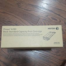 Genuine High Capacity Black Toner Cartridge For Xerox Phaser 6280 picture