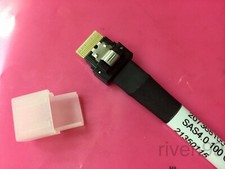 MOLEX SlimSAS SFF-8654 4i SAS4.0 (4X) Straight Cable, 100ohm, 38 Pin, 0.3m (1ft) picture