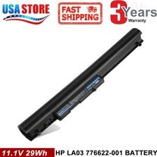 Battery For HP 15-F233WM 15-F240CA 15-F247NR 15-F271WM 15-F272WM 776622-001 LA03 picture