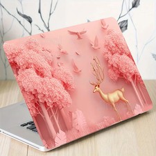 Pink Forest Pattern Laptop Tablet Case 2-Pack Non Reusable Scratch Resistant  picture