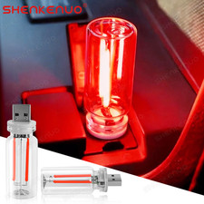 Red Mini USB LED Car Light Interior Mood Neon Nights Atmosphere Ambient Lamp picture