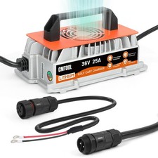 CMTOOL 36V 25A 1250W Lithium Battery Charger 43.8V for Golf Cart Trolling Motor picture