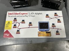 Vintage Intel EtherExpress32 Full Length EISA Ethernet Card - SEALED picture