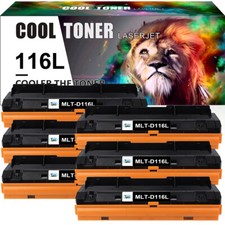 6 Pack MLT-D116L Toner For Samsung 116L Xpress SL-M2625D M2825DW M2825FD M2875FW picture
