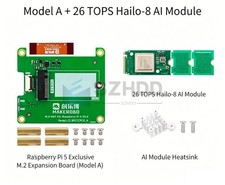 For Raspberry Pi 5 AI Kit M.2 HAT+Hailo 8 AI Accelerator Module Based On 26TOPS picture